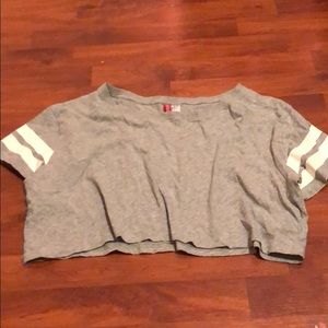 Jersey style crop top